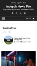Indepth News Pro (screenshot mobile)