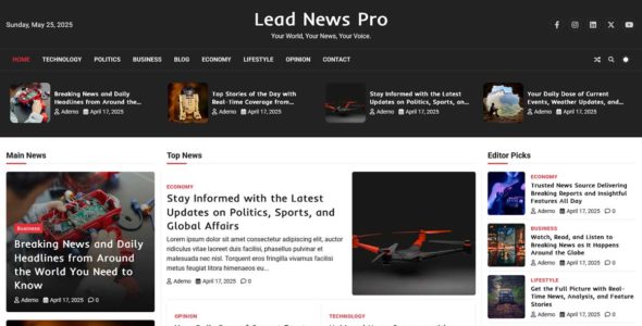 Lead News Pro (Adore Themes)