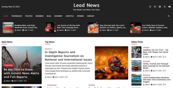 Lead News (Adore Themes)