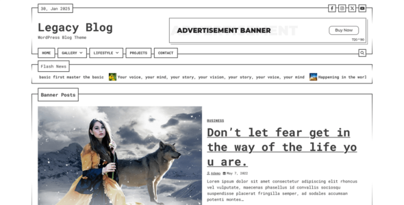 Legacy Blog (Adore Themes)