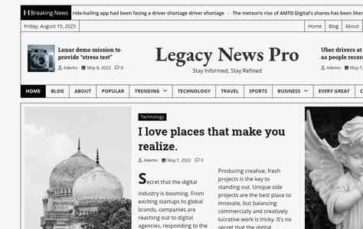 Legacy News Pro (screenshot desktop)