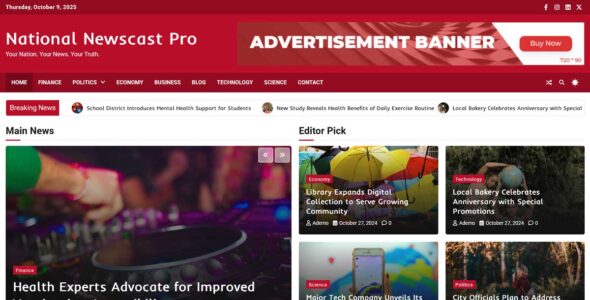 National Newscast Pro (Adore Themes)