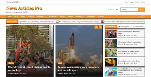 News Articles Pro (Adore Themes)