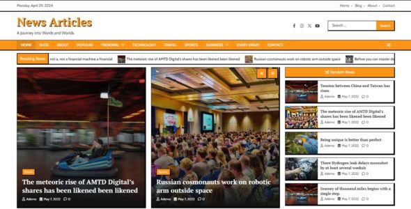News Articles (Adore Themes)