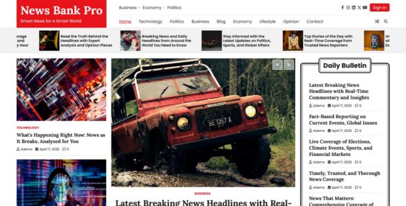 News Bank Pro (Adore Themes)