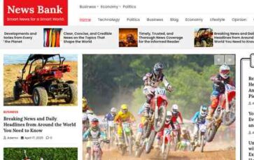 News Bank (screenshot desktop)