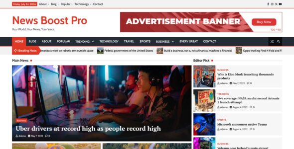 News Boost Pro (Adore Themes)