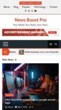 News Boost Pro (screenshot mobile)