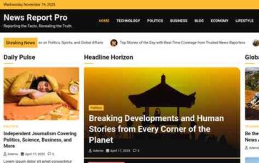 News Report Pro (screenshot desktop)