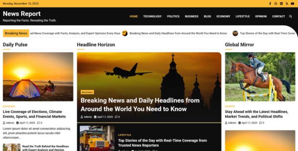 News Report (Adore Themes)