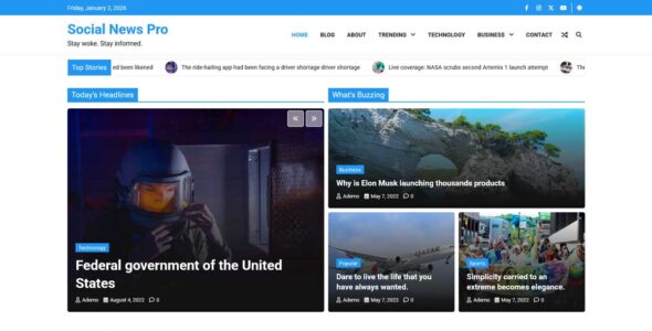 Social News Pro (Adore Themes)