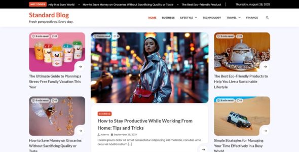 Standard Blog (Adore Themes)