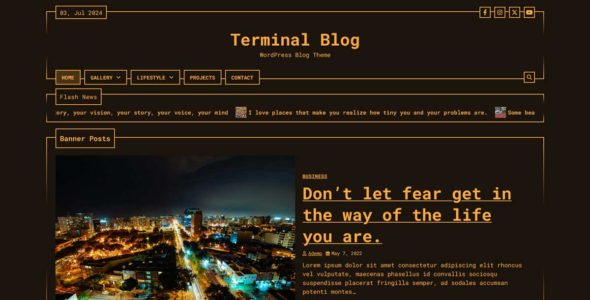 Terminal Blog (Adore Themes)