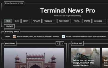 Terminal News Pro (screenshot desktop)