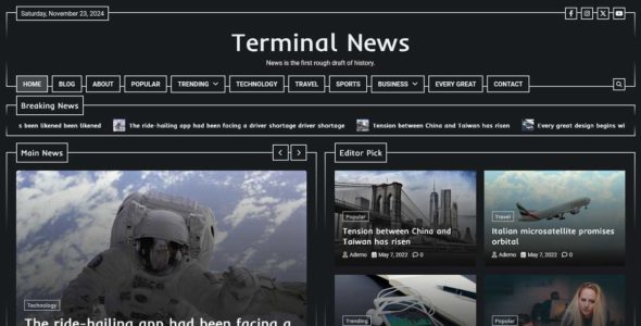 Terminal News (Adore Themes)