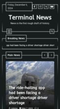Terminal News (screenshot mobile)