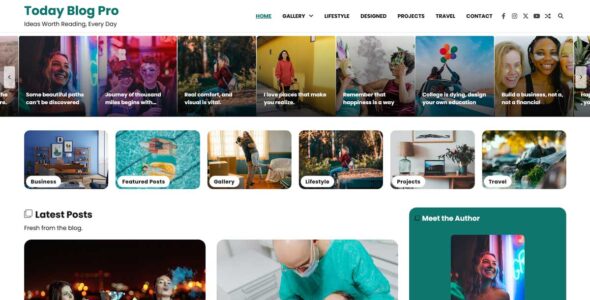 Today Blog Pro (Adore Themes)