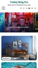 Today Blog Pro (screenshot mobile)