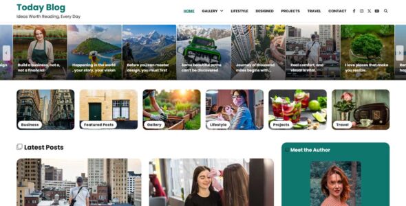 Today Blog (Adore Themes)