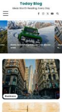 Today Blog (screenshot mobile)
