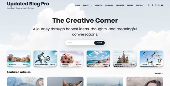Updated Blog Pro (Adore Themes)