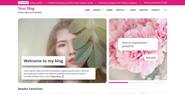 Your Blog (Adore Themes)