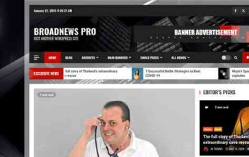 BroadNews Pro (screenshot desktop)