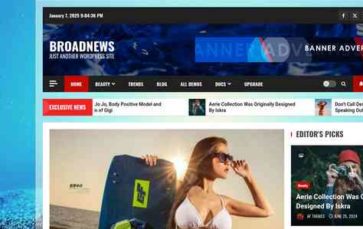 BroadNews (screenshot desktop)