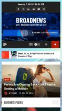 BroadNews (screenshot mobile)