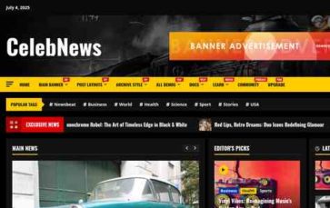 CelebNews (screenshot desktop)