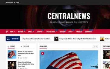 CentralNews (screenshot desktop)