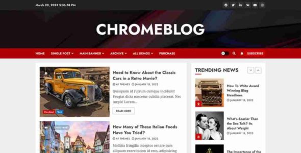 ChromeBlog (AF themes)