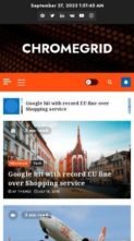 ChromeGrid (screenshot mobile)