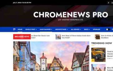 ChromeNews Pro (screenshot desktop)