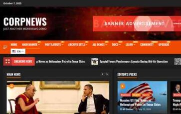 CorpNews (screenshot desktop)