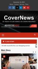 Covernews (screenshot mobile)