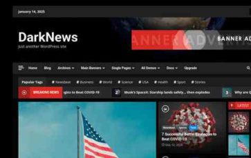 DarkNews (screenshot desktop)