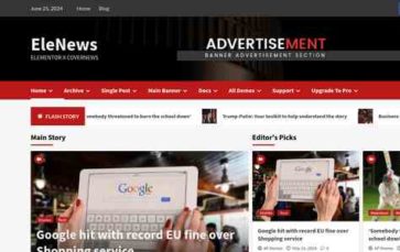 EleNews (screenshot desktop)