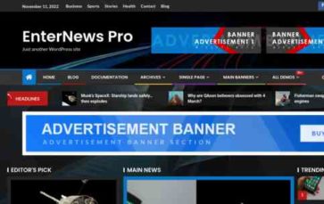 EnterNews Pro (screenshot desktop)