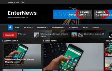 EnterNews (screenshot desktop)