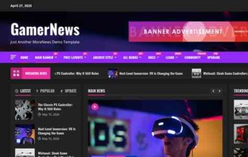 GamerNews (screenshot desktop)