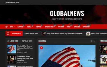 GlobalNews (screenshot desktop)