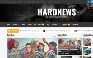 HardNews (screenshot desktop)
