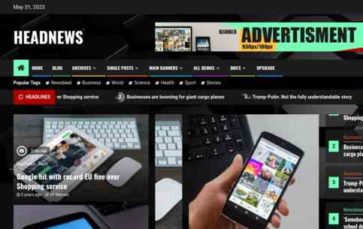 HeadNews (screenshot desktop)