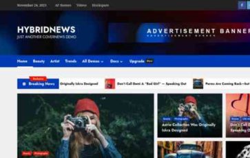 HybridNews (screenshot desktop)