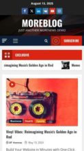 MoreBlog (screenshot mobile)