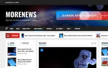 MoreNews (screenshot desktop)