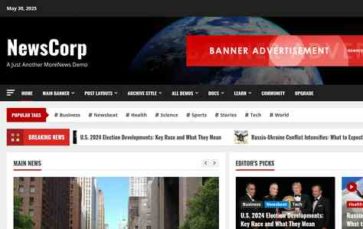 NewsCorp (screenshot desktop)