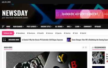 NewsDay (screenshot desktop)