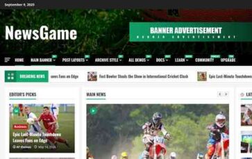 NewsGame (screenshot desktop)